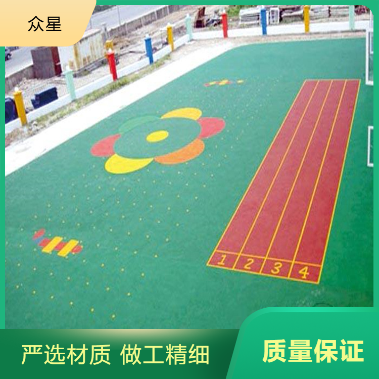 渭南市塑胶篮球场塑胶地坪 - 厂家